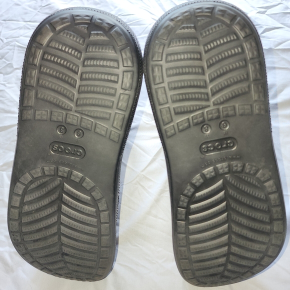 Crocs Classic Women's Ankle Boots Black Waterproof Size 8, Is Used - Picture 12 of 14